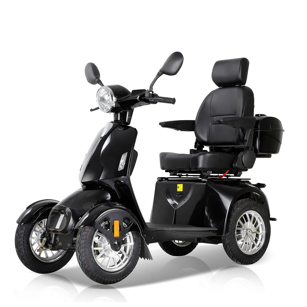 ZVGREEN AFD2D-4L HHZ Black Electric 4-Wheel Mobility Scooter